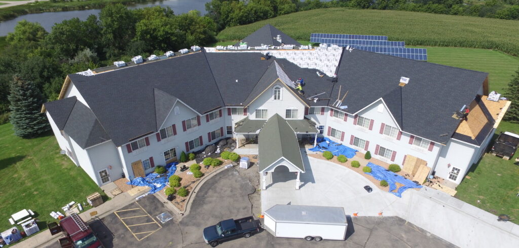 Gold Star serves multi-family units with Commercial Roofing installations