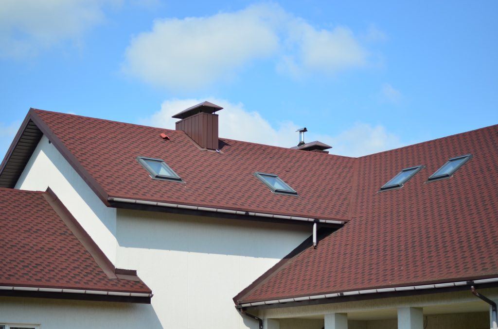 cottoge roof with small windows