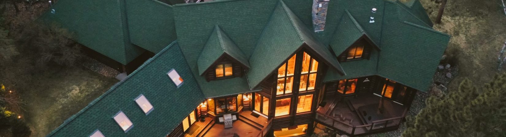 Minnesota home with roof and skylights
